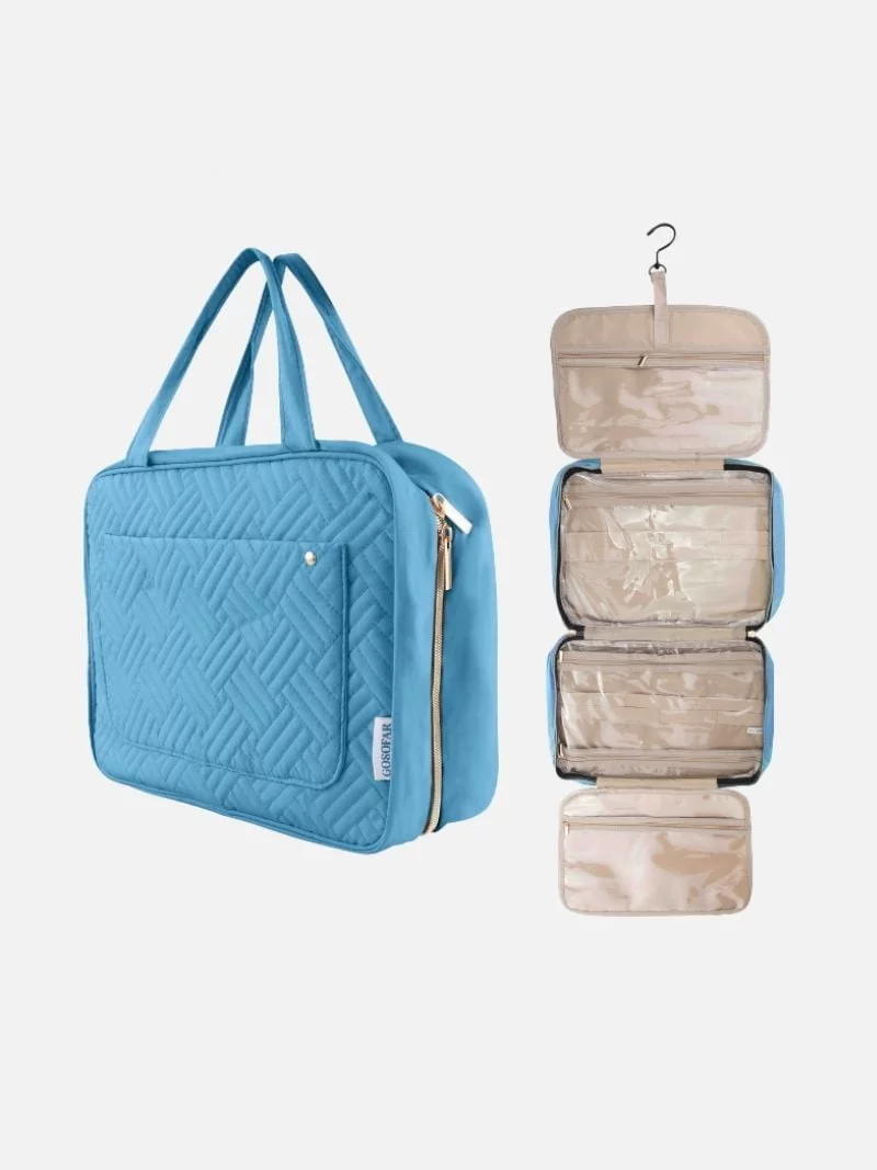 go travel toiletry bag Oprah Winfrey's Go-To Makeup Is on Sale at Amazon The Bagsmart unisex large size toiletry bag with handle is your ideal travel companion whether you are on a short trip or traveling for business Pelican DK5 ModPak Toiletry Bag